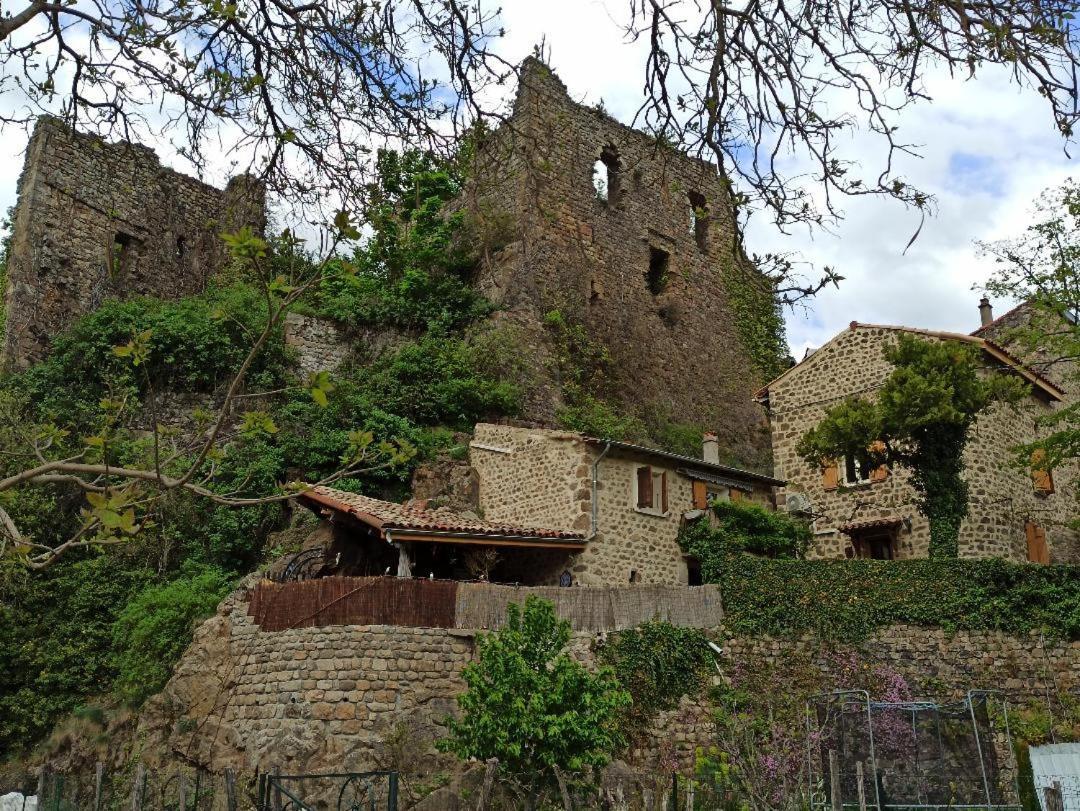 Gite Du Chateau De Retourtour Ламастр Экстерьер фото
